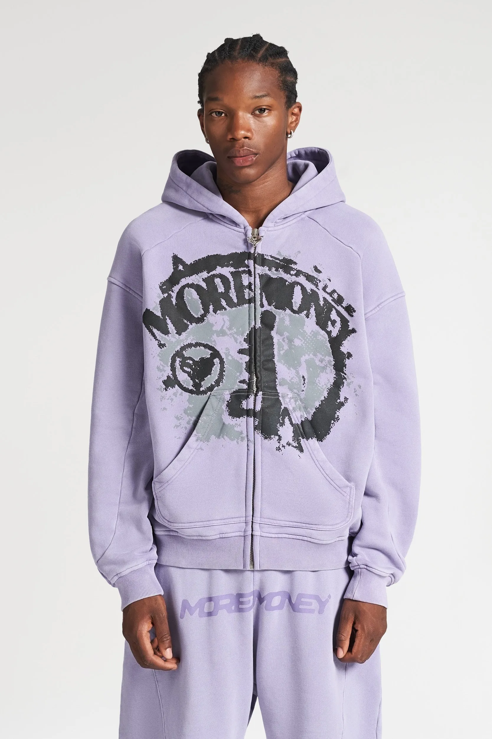 SHADOW WALK ZIP PURPLE WASHED