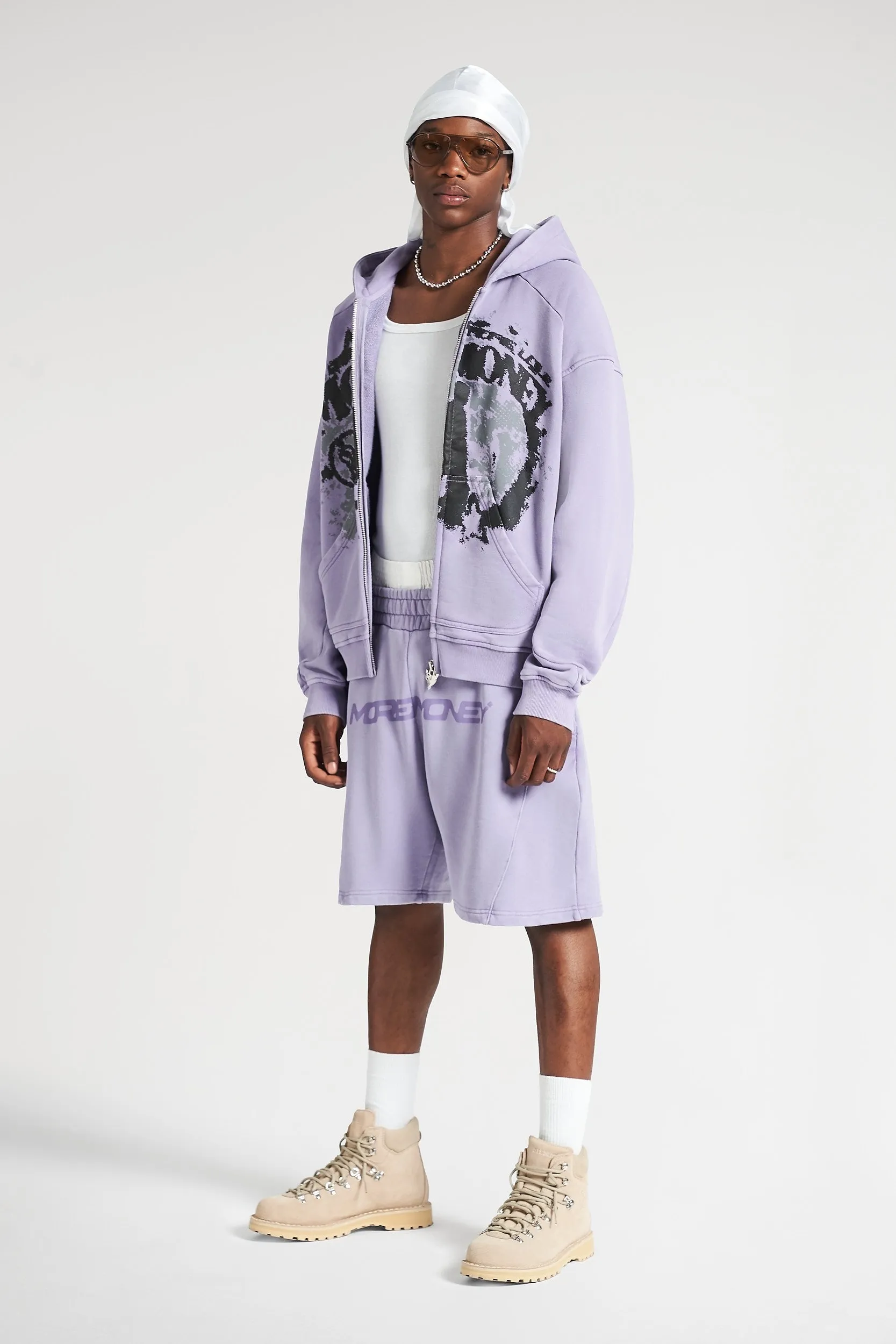 SHADOW WALK ZIP PURPLE WASHED