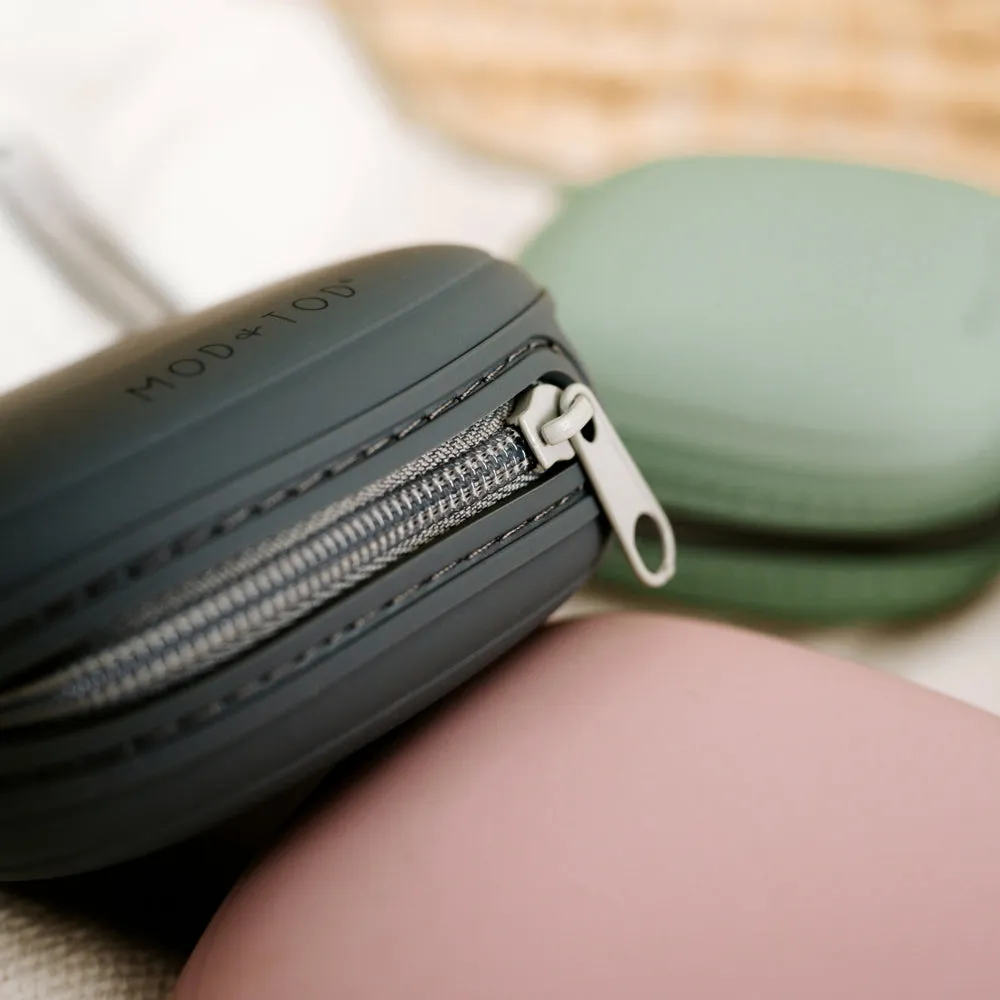 Silicone Pacifier Case | Dusty Blue (New Design!)