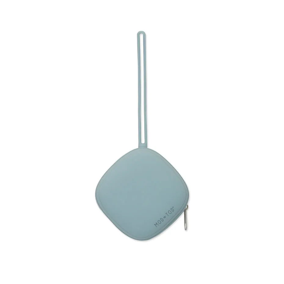 Silicone Pacifier Case | Dusty Blue (New Design!)