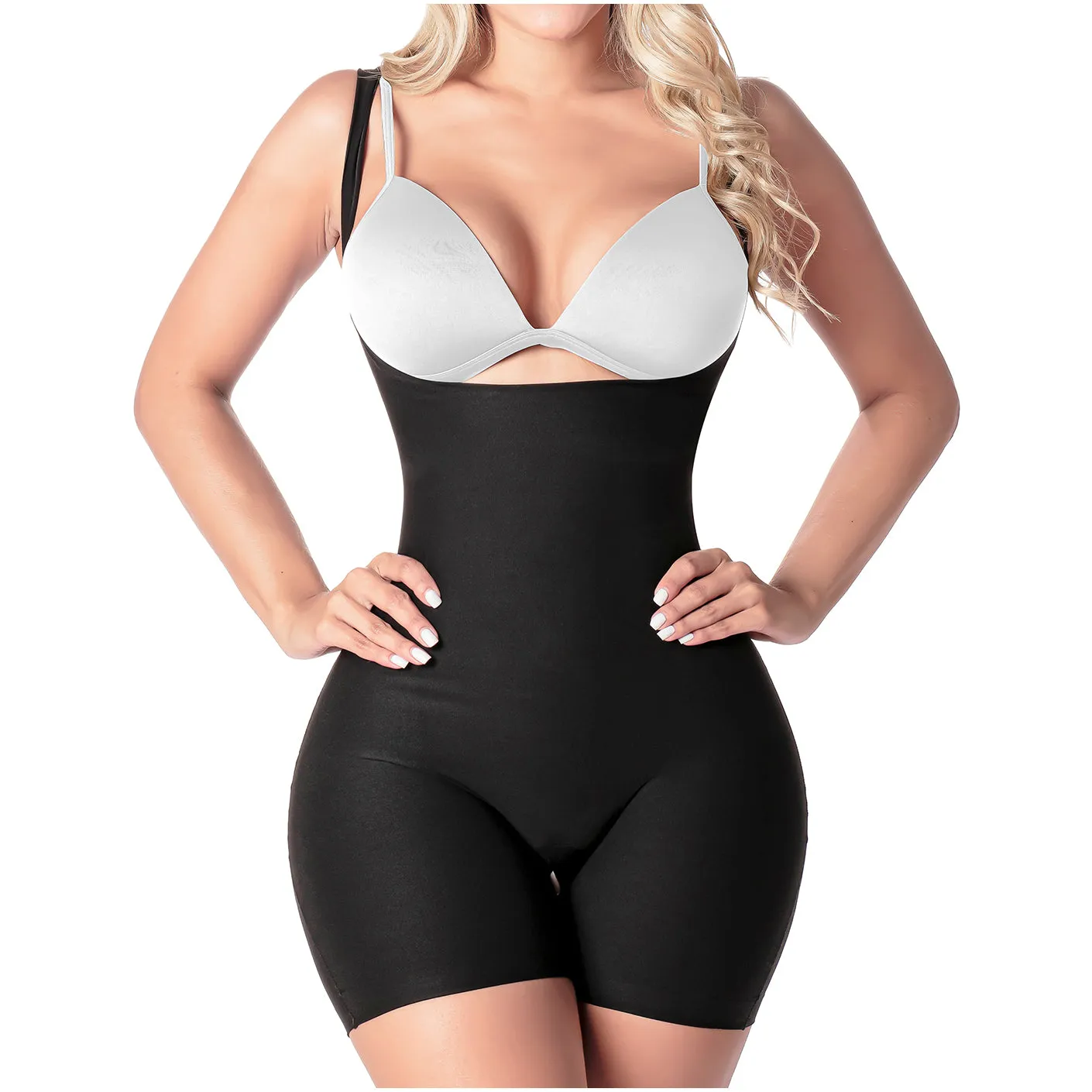 Sonryse SP33NC | Colombian Faja Bodysuit Shaper for Women | Everyday Use & Dress Nightout Girdle | Spandex