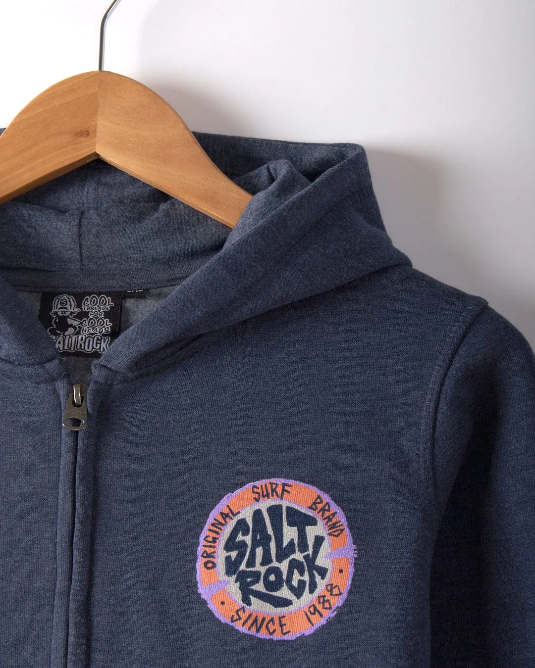 SR Original - Kids Zip Hoodie - Blue