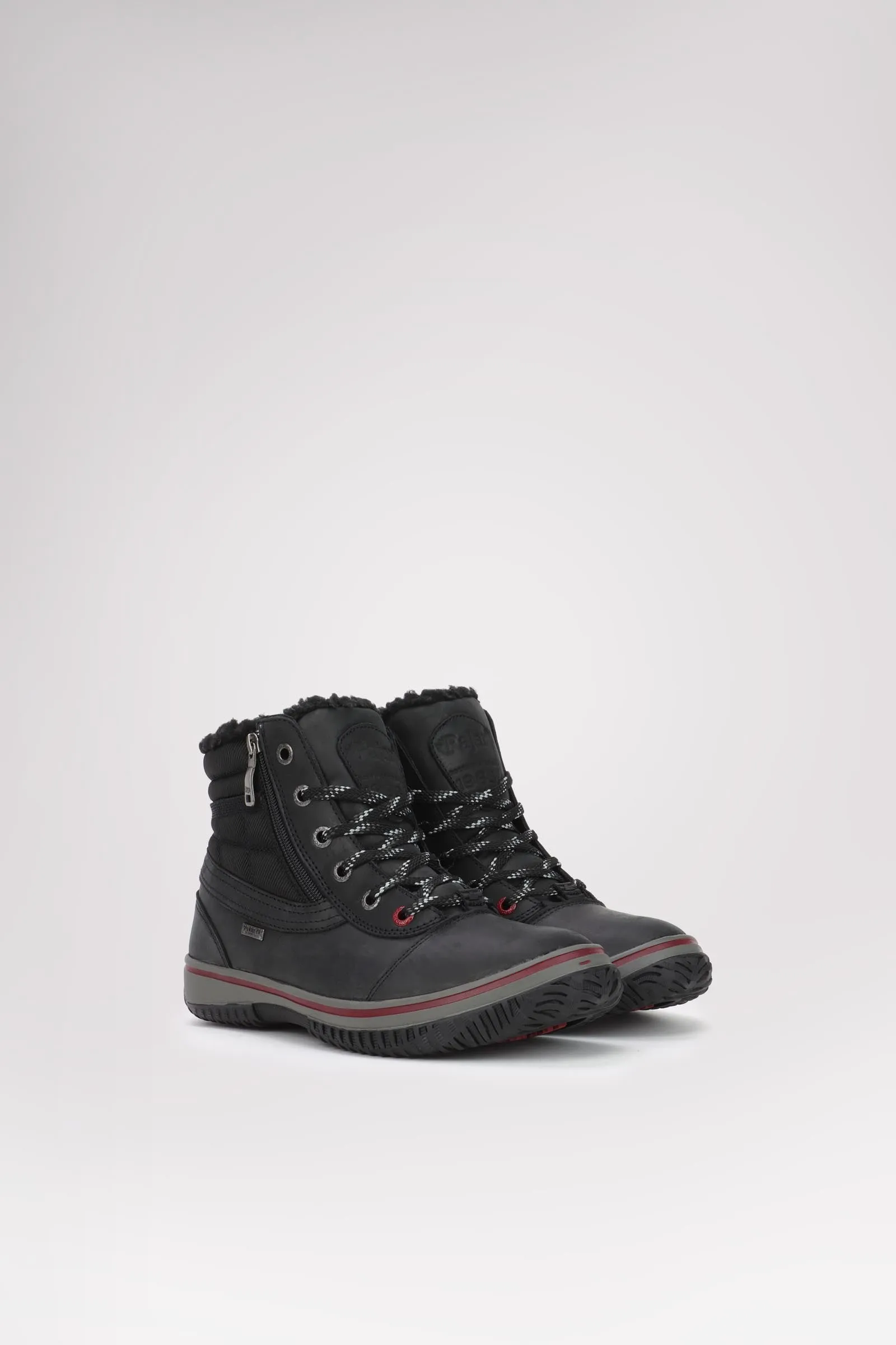 Tavin 3.0 Mens Stylish Lace-Up Boots with Side Zip Closure for Easy Wear