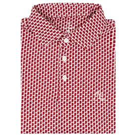 The IND | Performance Polo | The IND - Crimson Red/White