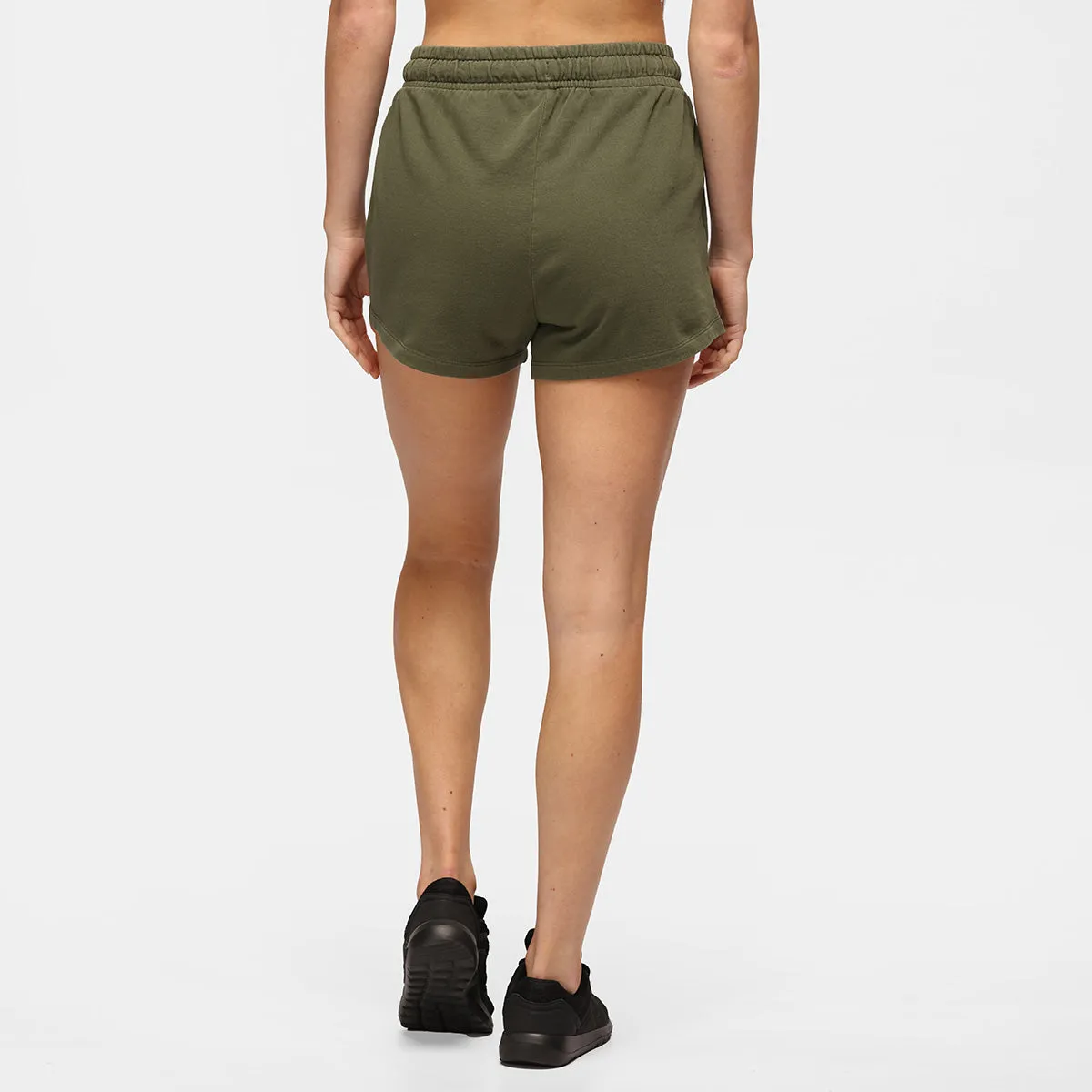 TKB Khaki Ladies Terry Shorts