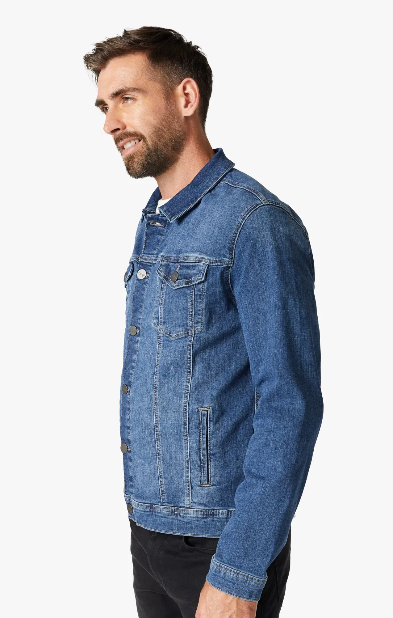 Travis Jacket In Mid Organic