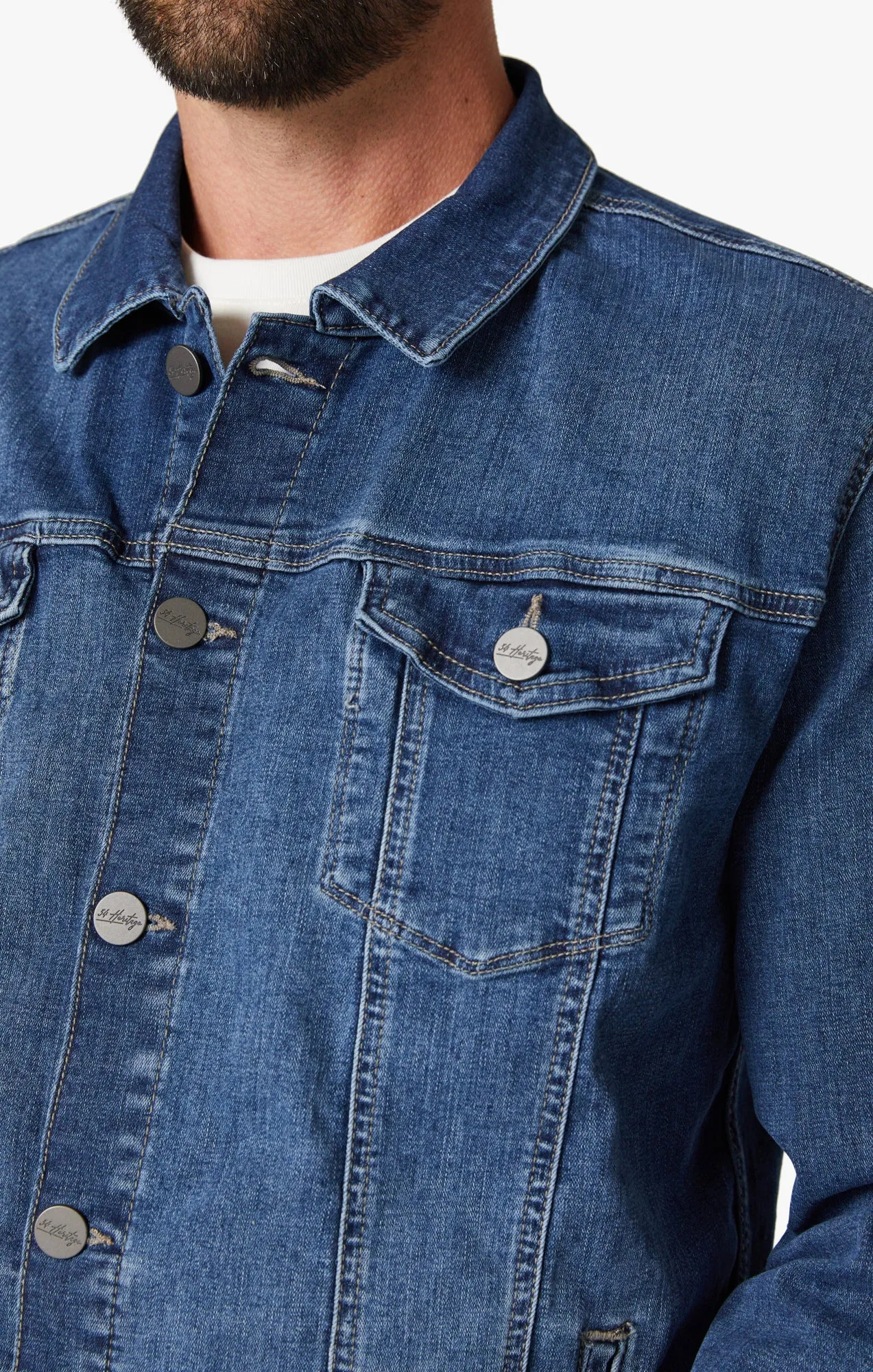 Travis Jacket In Mid Organic