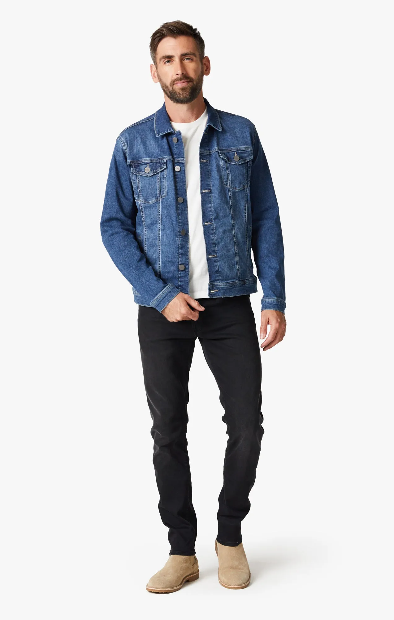 Travis Jacket In Mid Organic