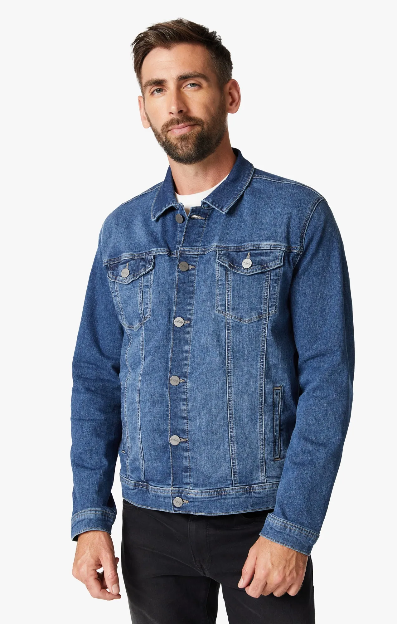 Travis Jacket In Mid Organic