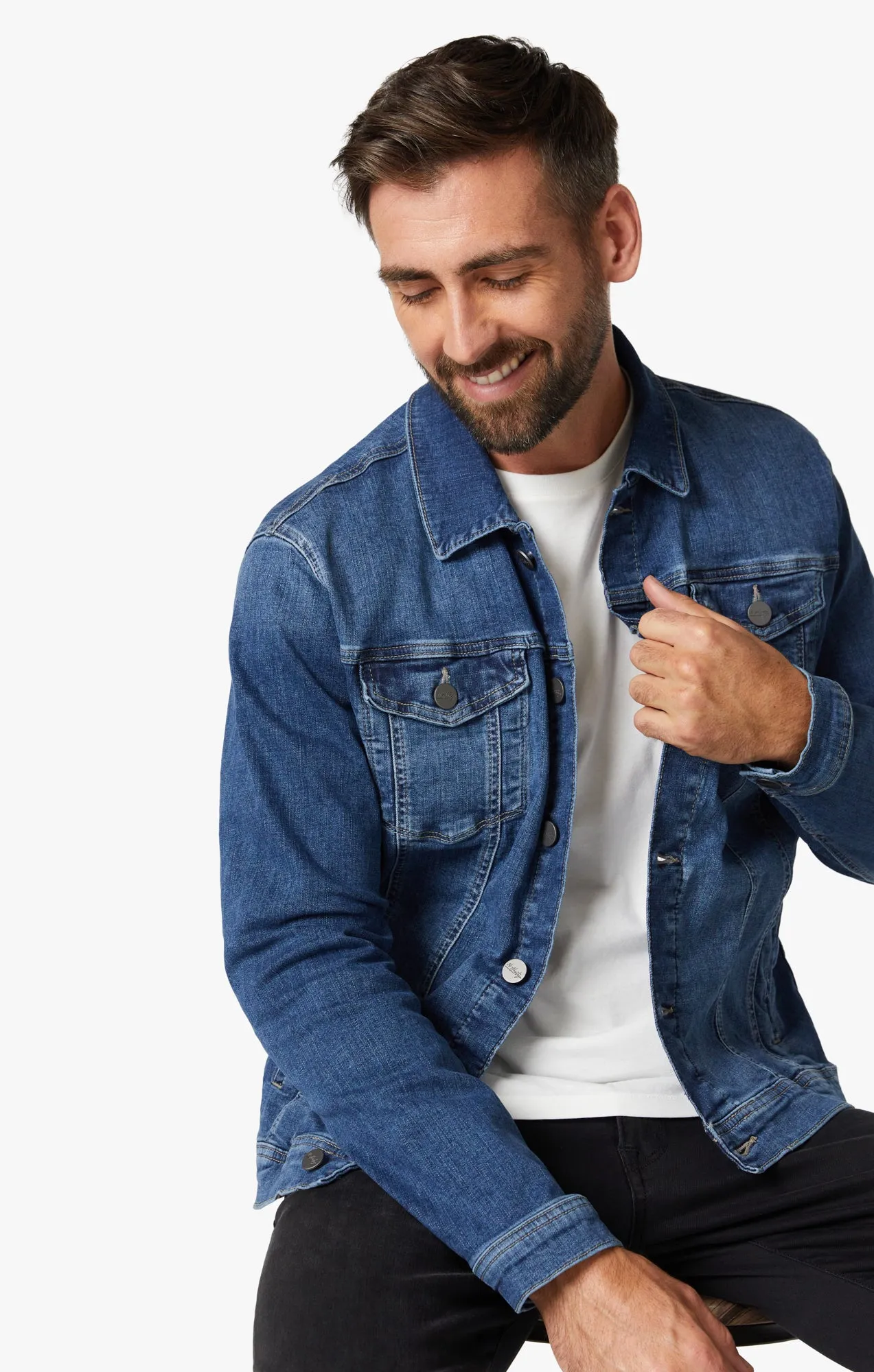 Travis Jacket In Mid Organic