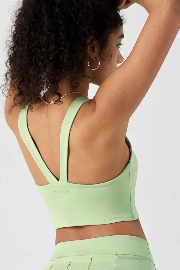 V-shaped Sports Bra and Shorts Set