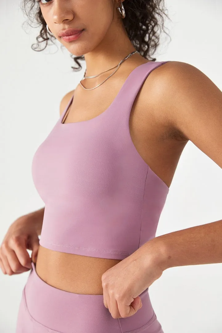 V-shaped Sports Bra and Shorts Set
