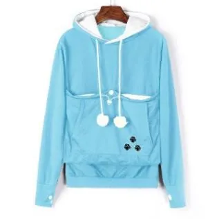 Warm Hoodies with Pet Cuddle Pouch