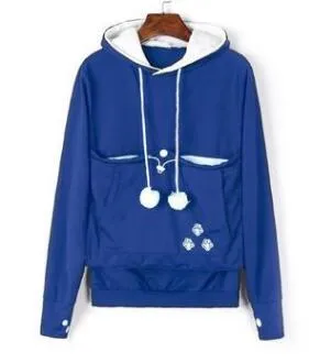 Warm Hoodies with Pet Cuddle Pouch