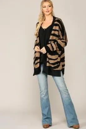 ZEBRA CARDIGAN