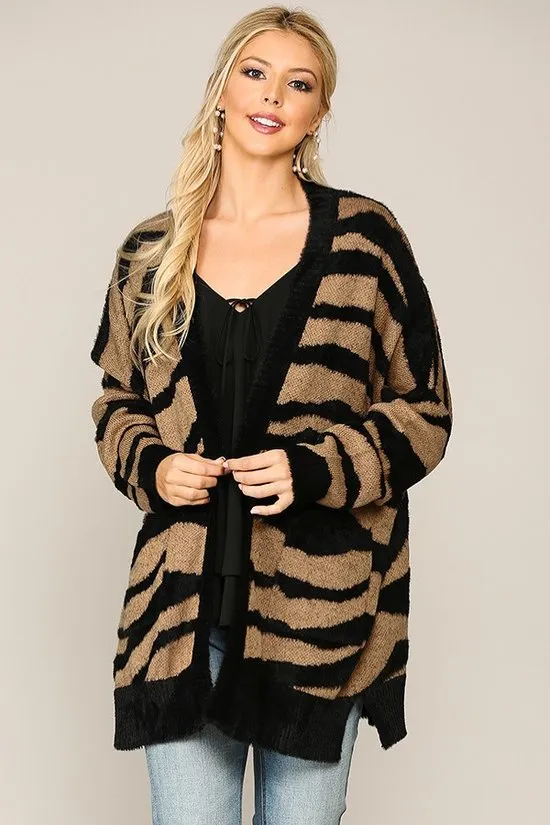 ZEBRA CARDIGAN