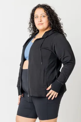 Zip Up Thumbhole Hoodie